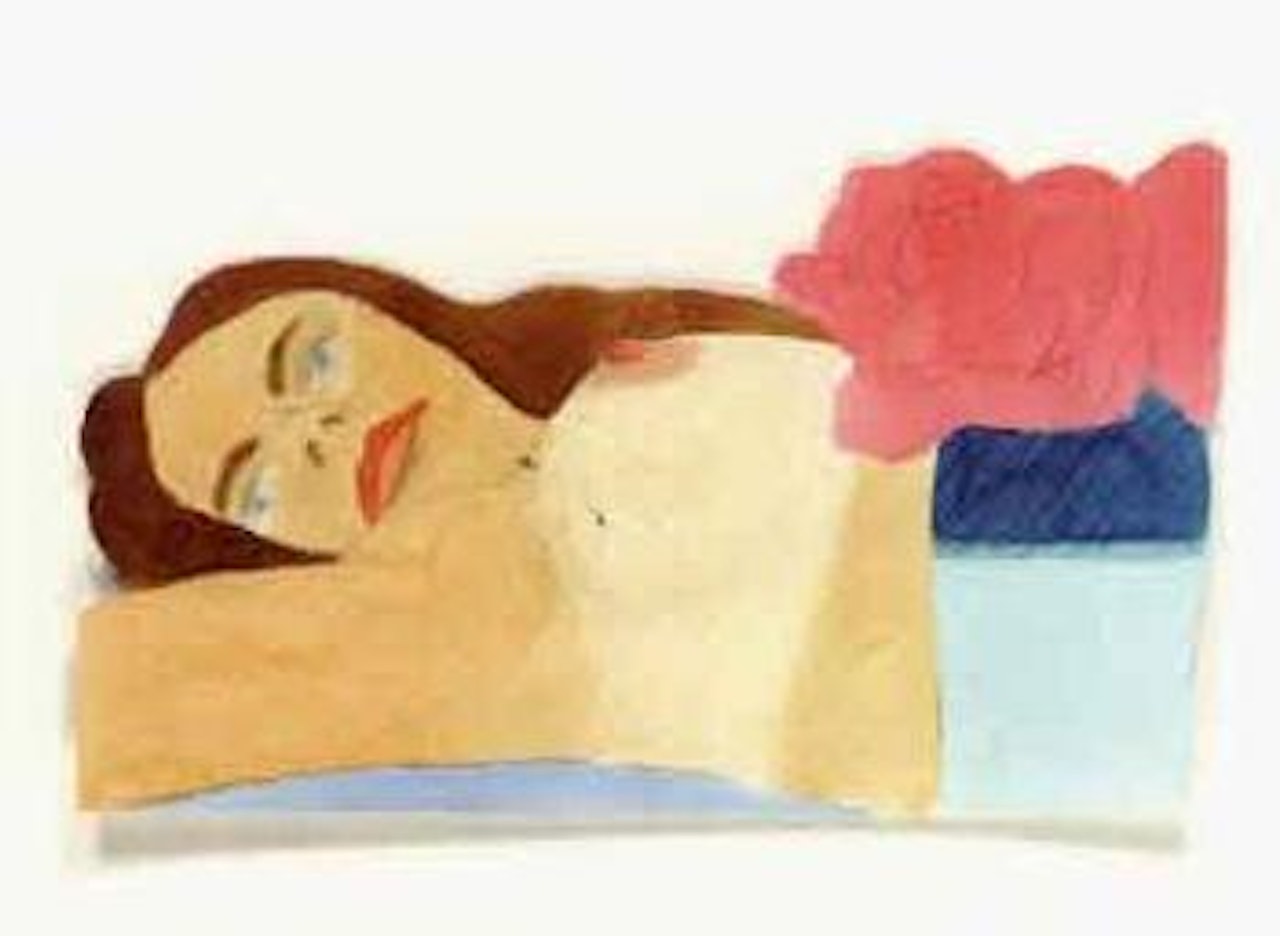 Drawing for Daniele Nude by Tom Wesselmann