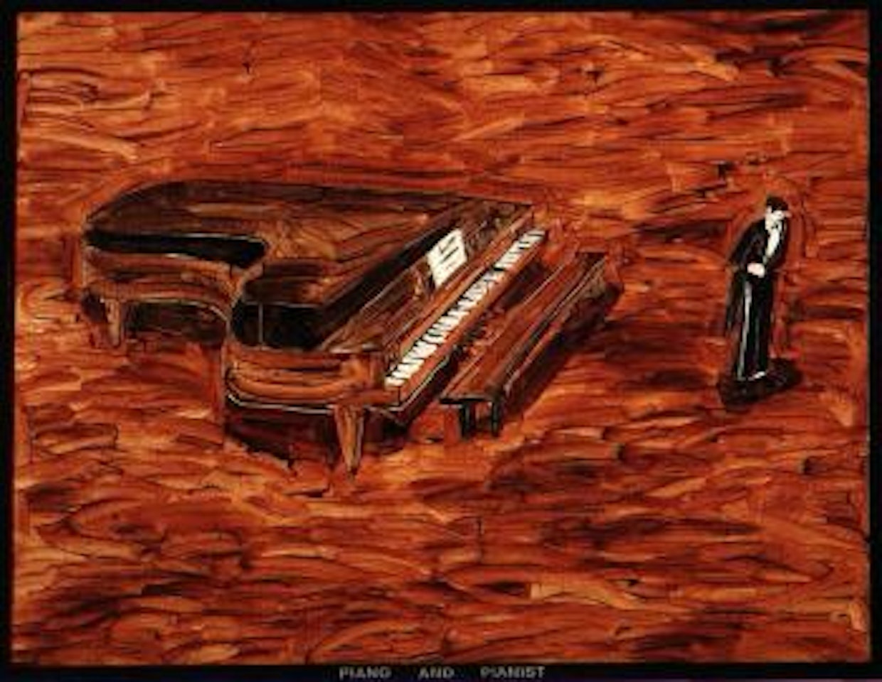 Piano pianist by Neil Jenney