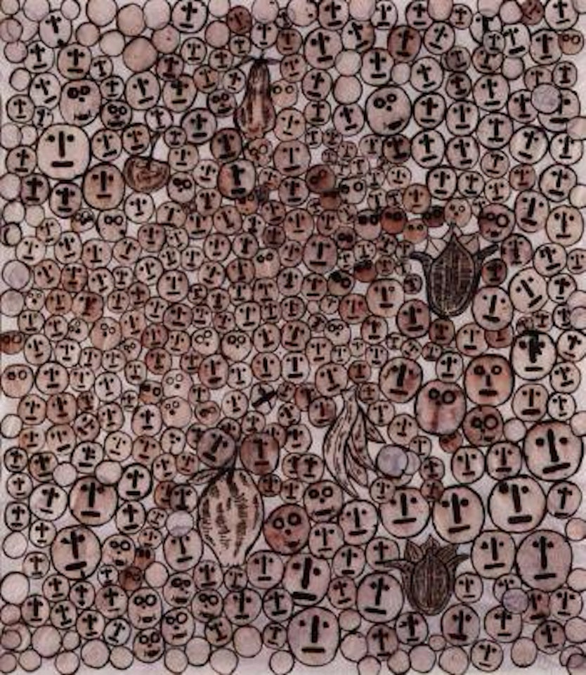 Crowds by Donald Baechler
