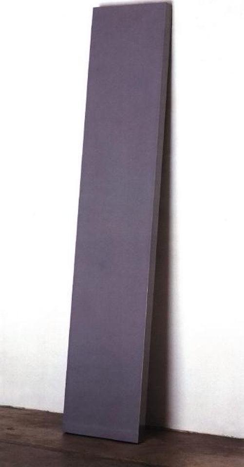 Untitled, grey plank by John Mccracken