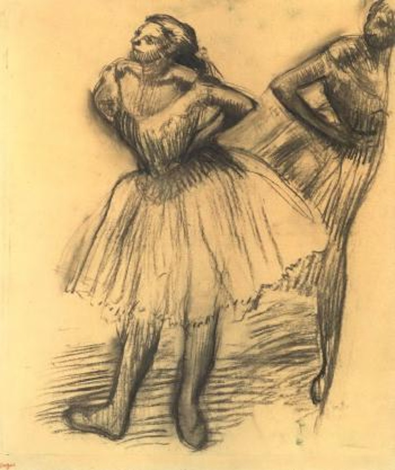 Deux danseuses debout by Edgar Degas