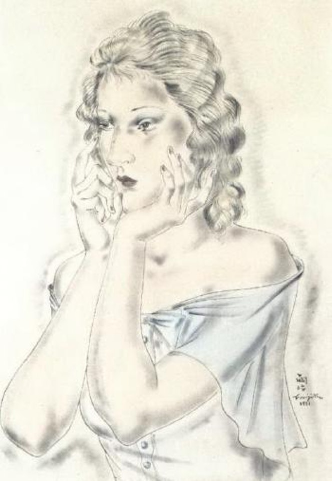 Buste de femme by Leonard Tsuguharu Foujita