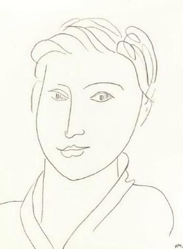 Portrait de Claude Duthuit by Henri Matisse