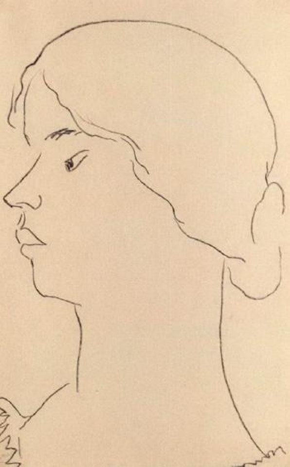 Tete de femme en profil by Henri Matisse