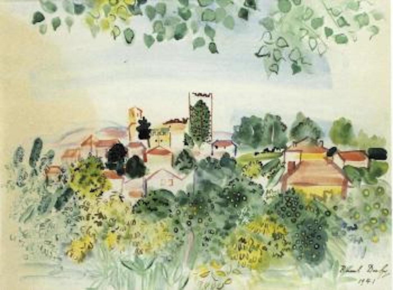 Paysage a Vernet les Bains by Raoul Dufy