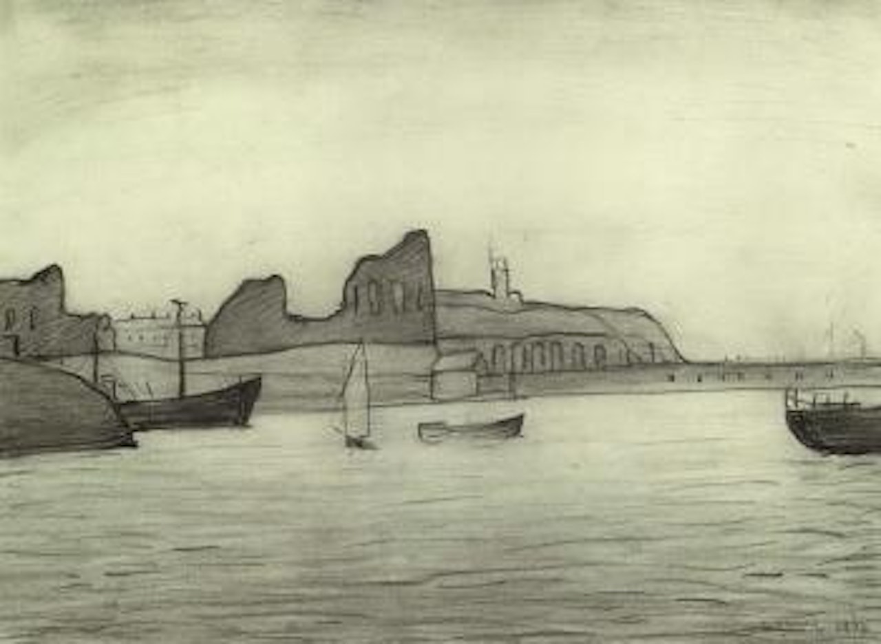 Entrance to the Tyne by Laurence Stephen Lowry