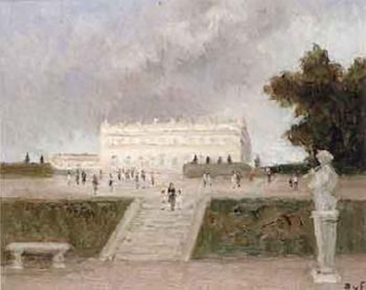 Le Palais de Versailles en ete by Marcel Dyf