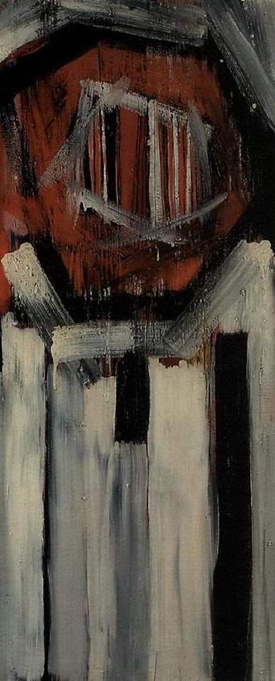 Red, black and white by Terry Frost