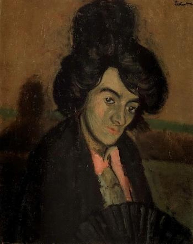 Portrait of a Venetian woman - la Callera by Walter Richard Sickert