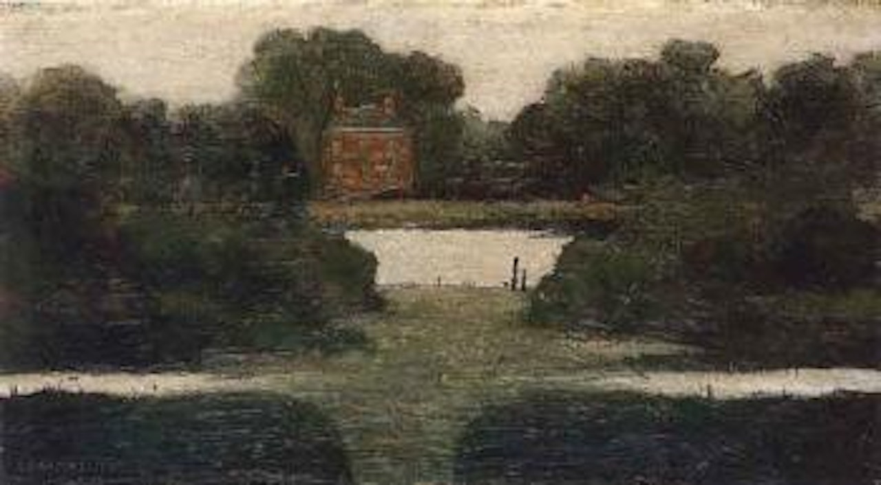 House at the corner of Hanover by Laurence Stephen Lowry