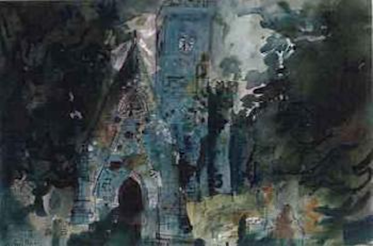 Llanhaden Church 1980 by John Piper