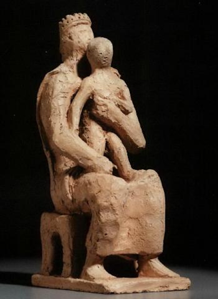 Madonna and Child, maquette for the Northampton Madonna and Child by Henry Moore