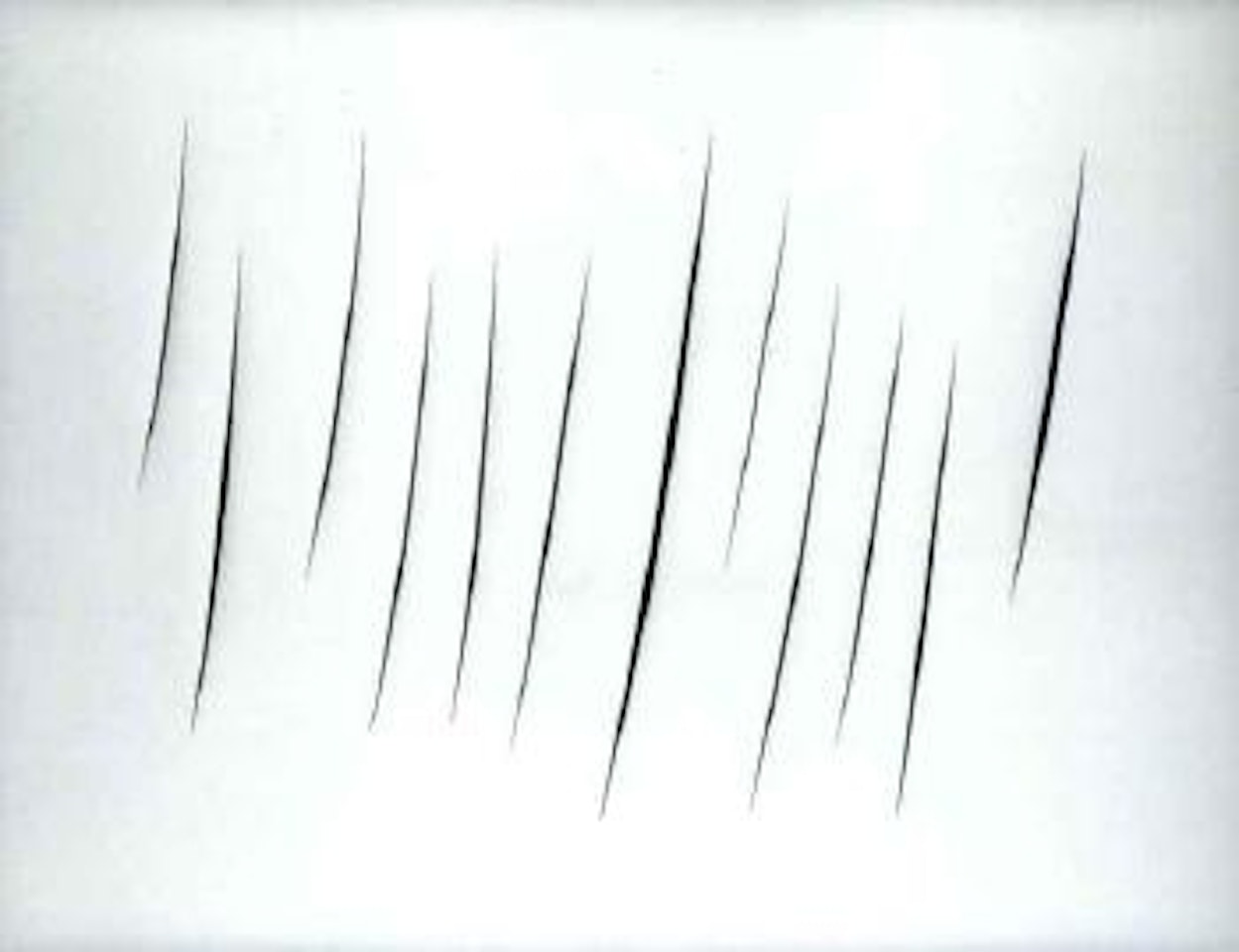Concetto spaziale, Attese by Lucio Fontana