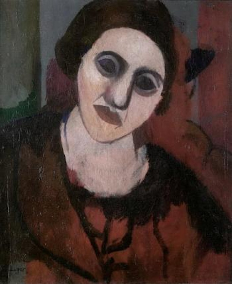 Portrait of woman by Celso Lagar
