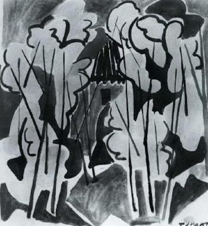 Garden. Untitled by Giulio Turcato