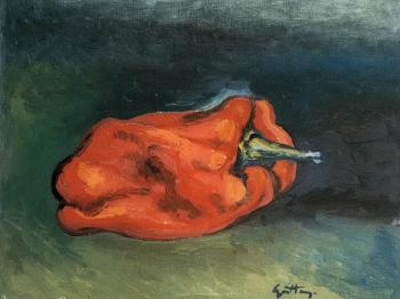 Red pepper by Renato Guttuso