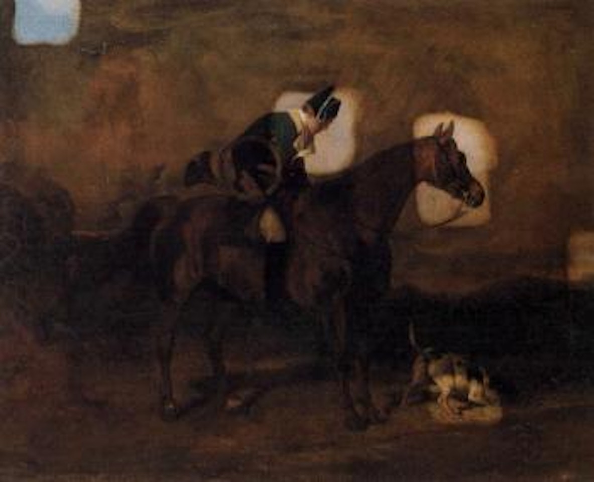 On the scent by Alfred de Dreux