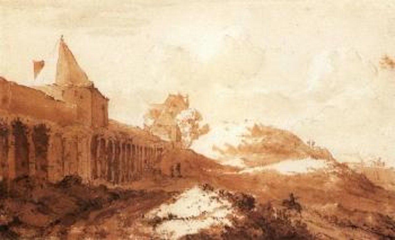 View of the walls of Brussels by Jan de Bisschop