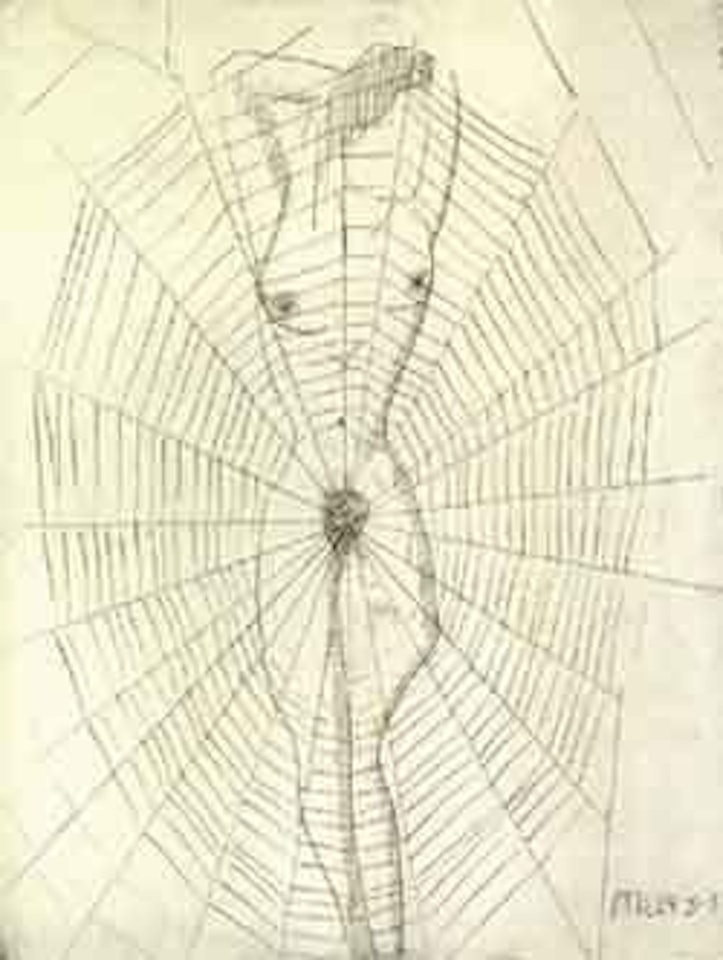 The spider woman by Man Ray