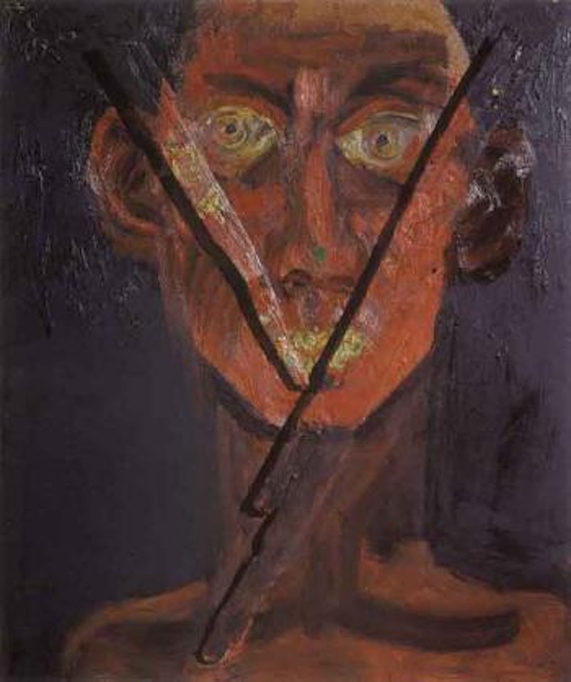 Red head by Rainer Fetting