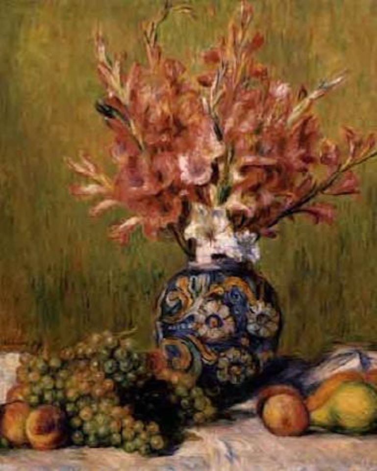 Nature morte, fleurs et fruits by Pierre-Auguste Renoir