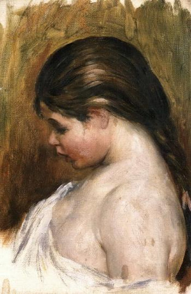 Jeune fille lisant by Pierre-Auguste Renoir