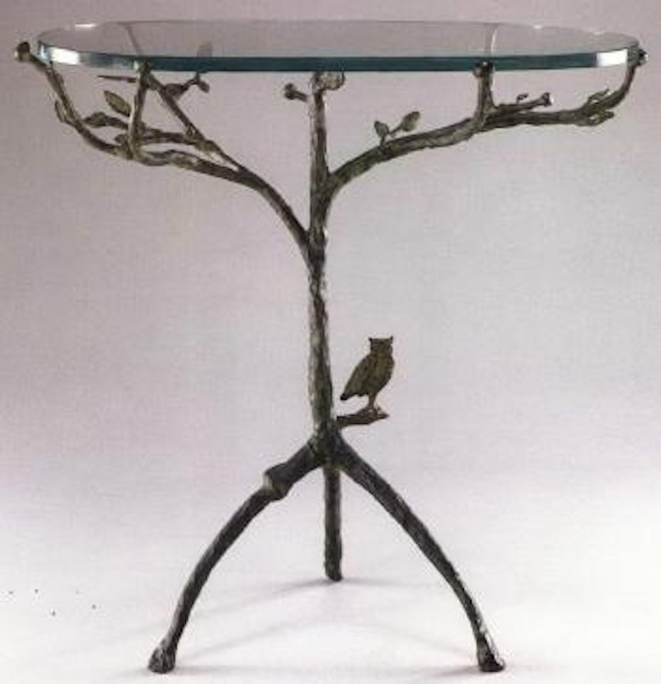 Gueridon, arbre au hibou by Diego Giacometti