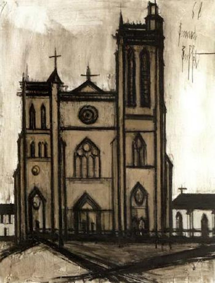 La cathedrale de Nantes by Bernard Buffet