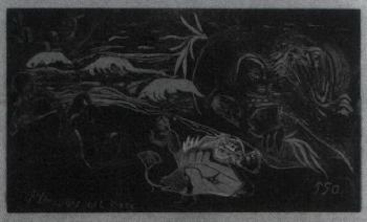 L'univers est cree by After Paul Gauguin