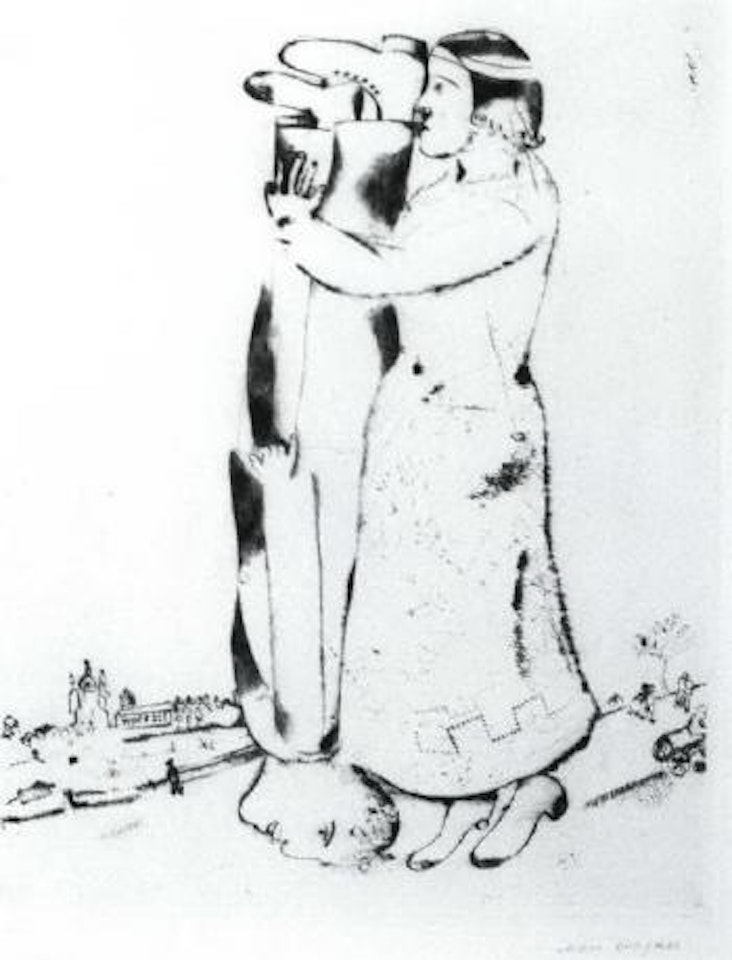 Die Liebenden, from Mein Leben by Marc Chagall