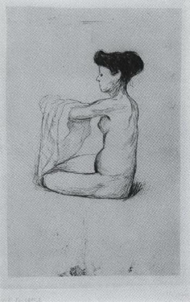 Aktfigur by Edvard Munch