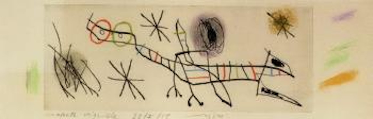 Eric Satie, Poemes et Chansons by Joan Miró