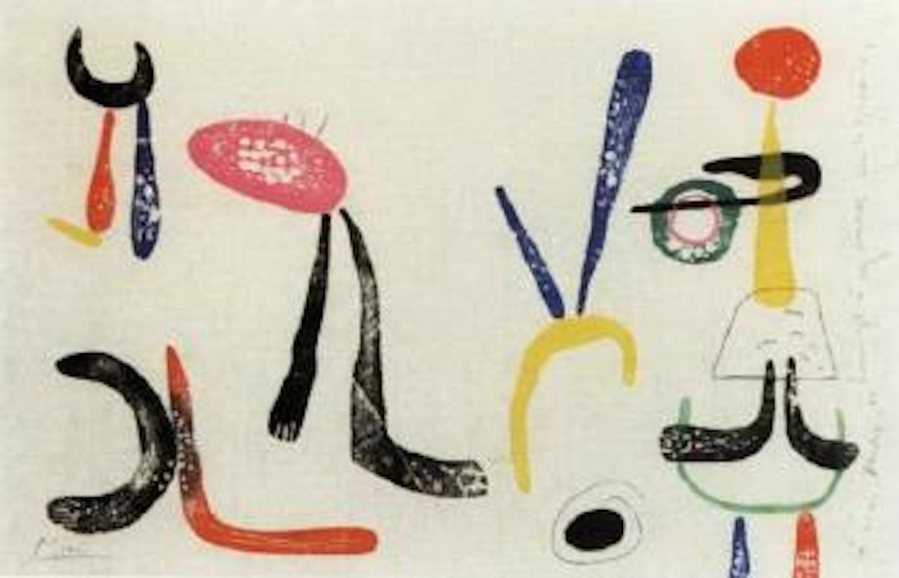 Print 46, from A Toute Epreuve by Joan Miró