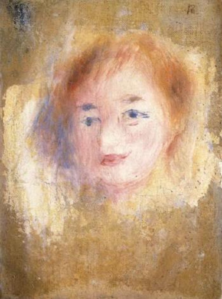 Tete de jeune fille by Pierre-Auguste Renoir