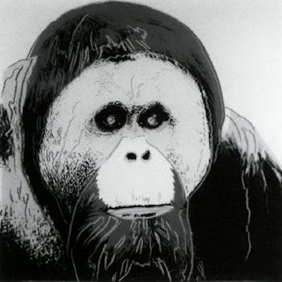 Orangutan, from Endangered Species by Andy Warhol