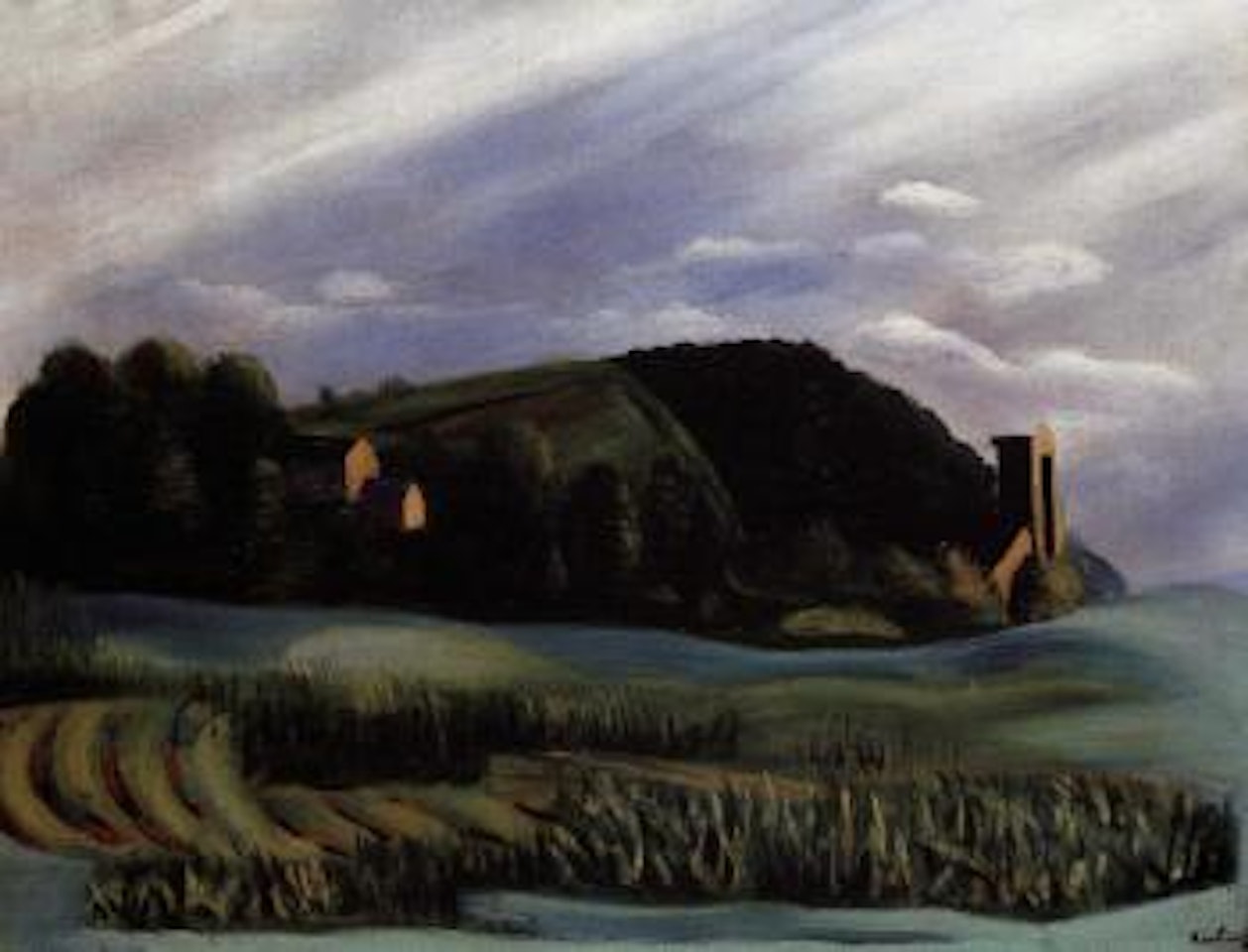 Paysage de Plougasnou by Moïse Kisling