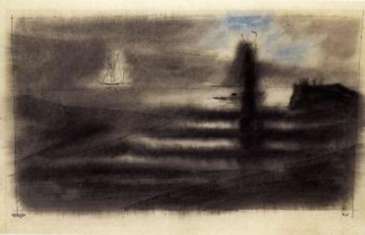 Mouth of the River Rega, Baltic by Lyonel Feininger