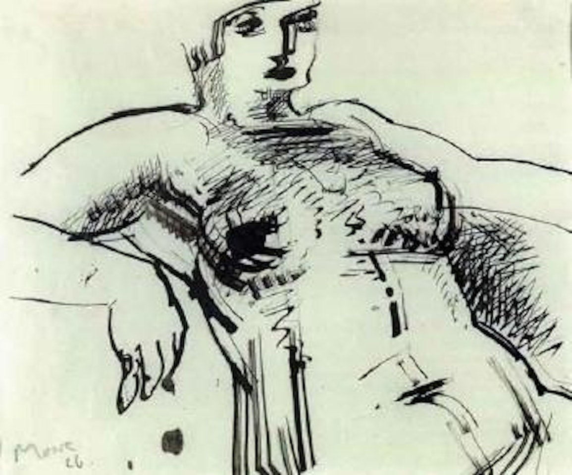 Half figure by Henry Moore