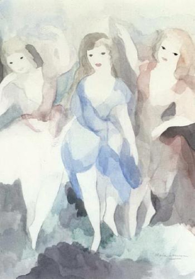 Trois filles by Marie Laurencin
