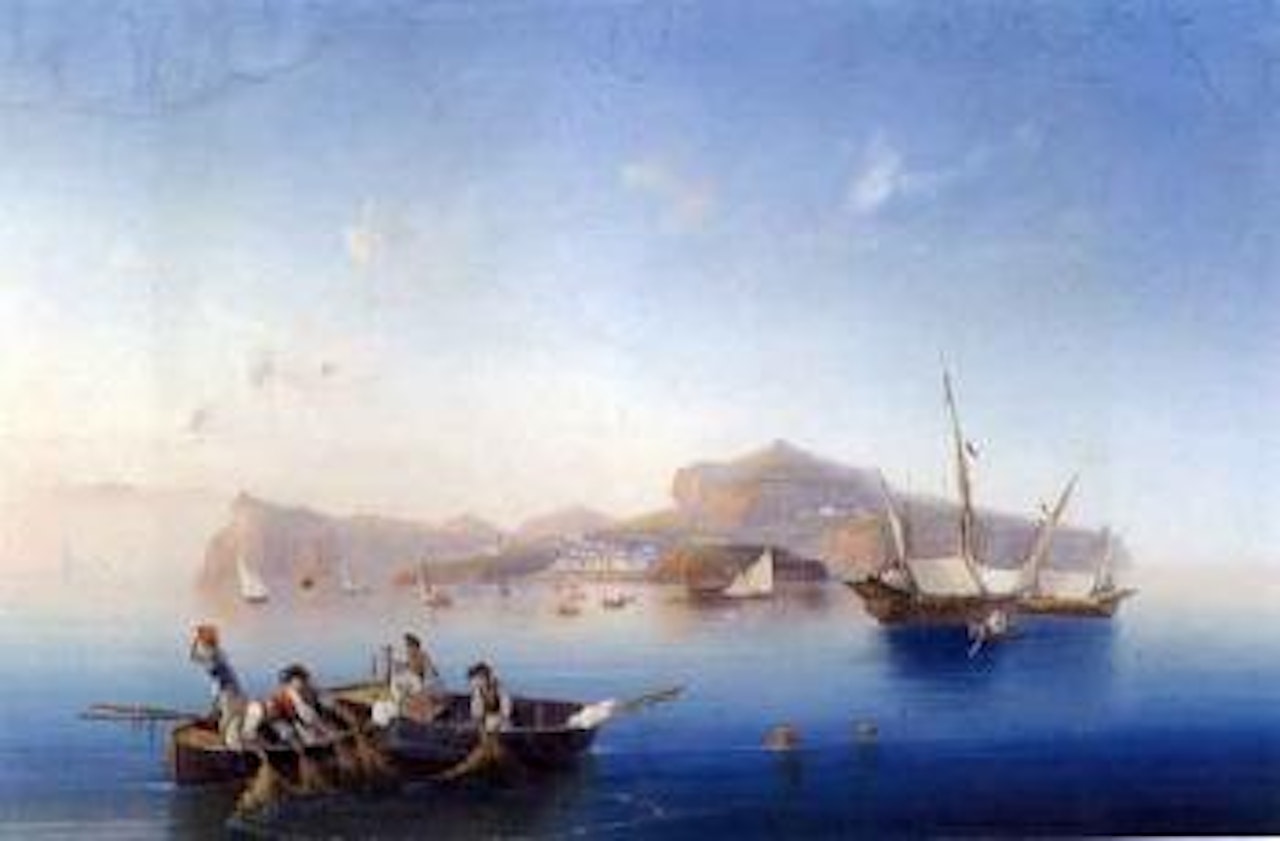 Fishermen off Capri by Neapolitan School