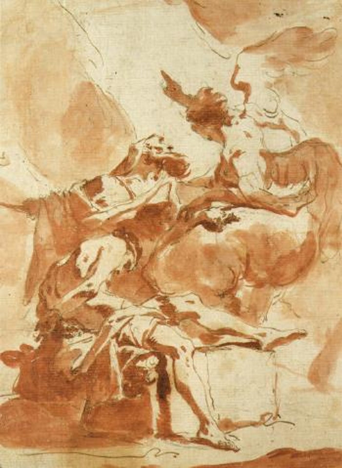 Isaac's sacrifice by Giovanni Battista Tiepolo