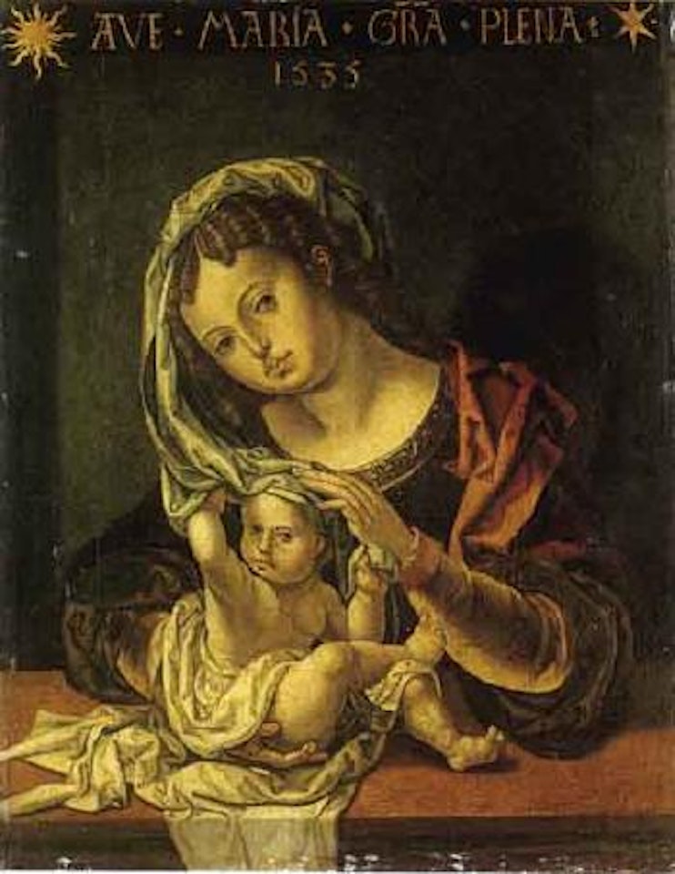 Vierge a l'Enfant by Attributed to Pieter Coecke van Aelst I
