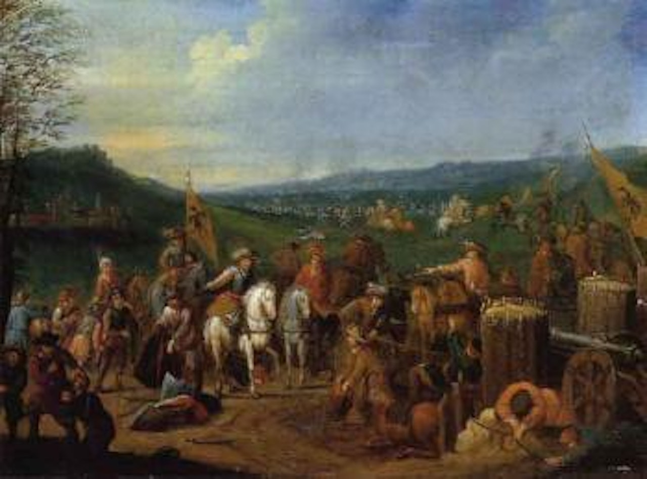 Reddition d'une place forte a l'armee autrichienne by Karel Beschey
