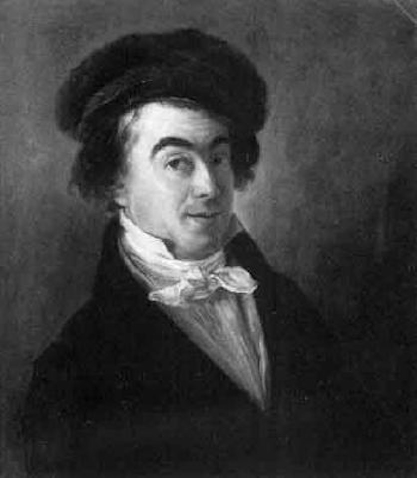 Portrait de gentilhomme au bonnet de fourrure by French School