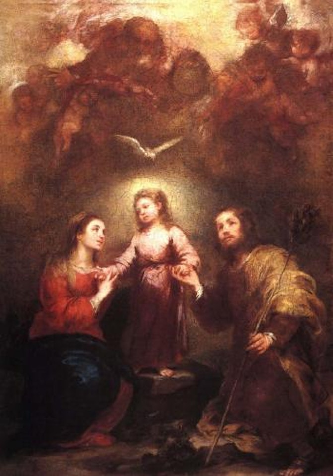 The two Trinities by Bartolomé Esteban Murillo