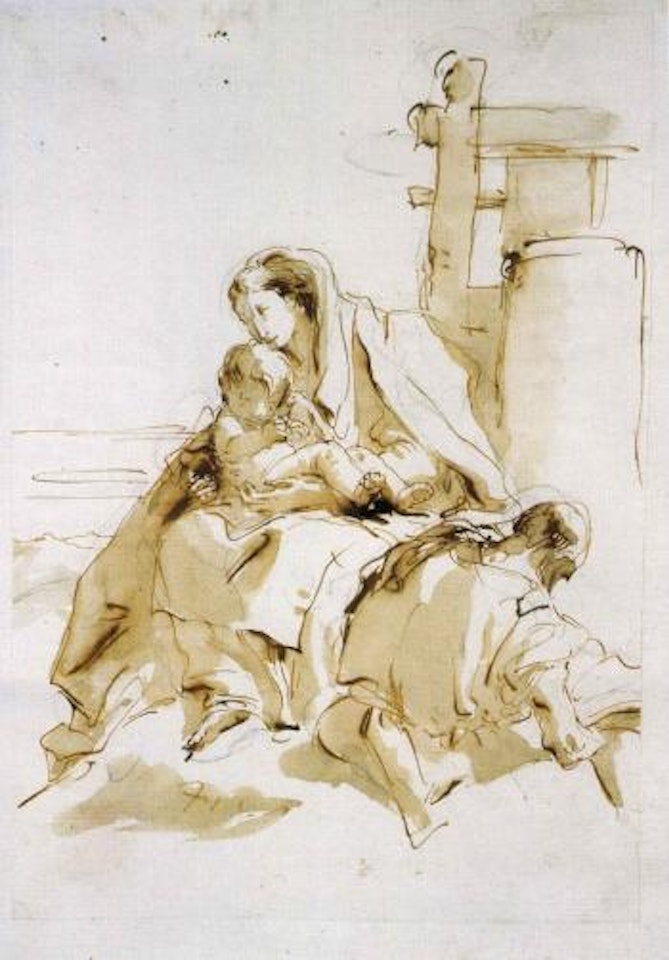 La Sainte Famille by Giovanni Battista Tiepolo