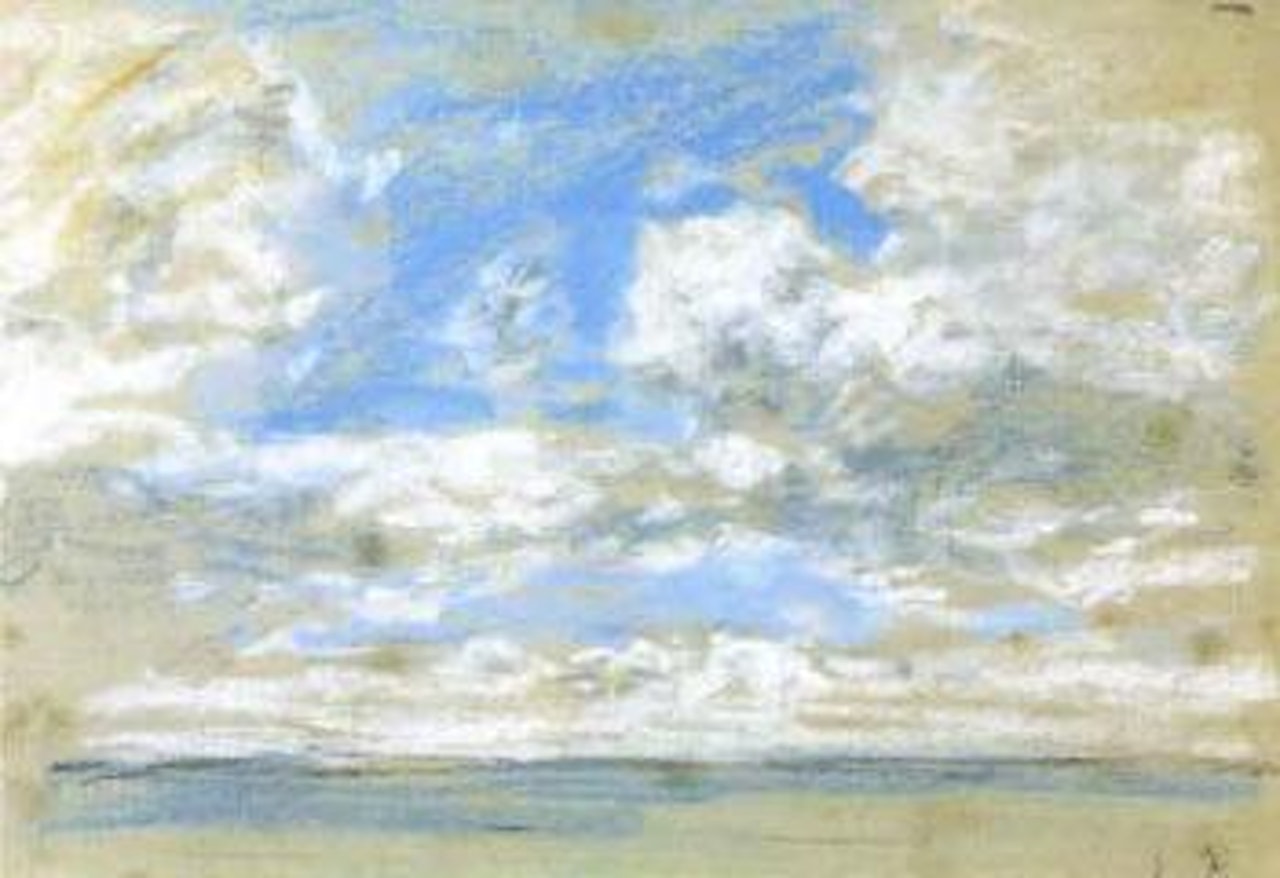 Etude de ciel, un apres-midi d'octobre by Eugène Boudin
