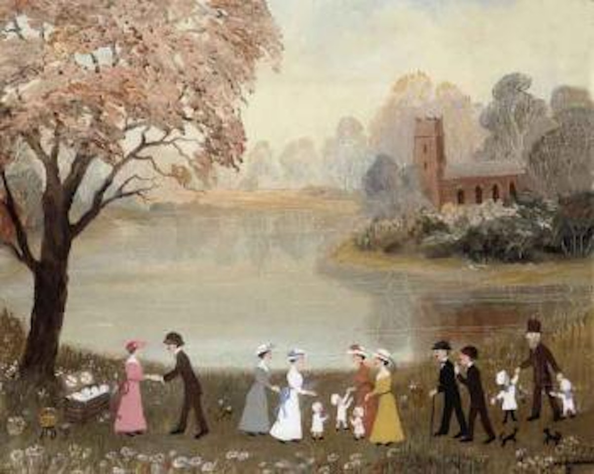 Grandpa liked to have a picnic on his birthday by Helen Bradley
