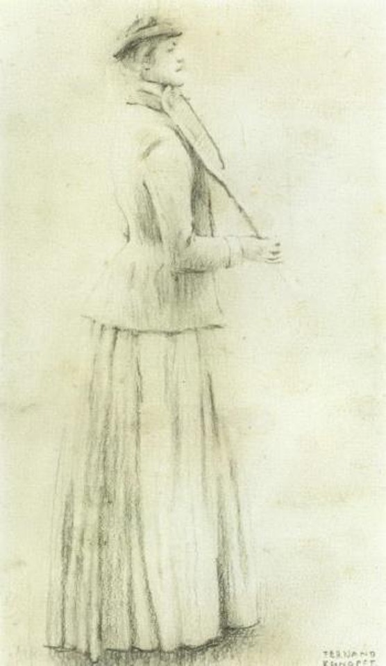 Etude pour memories by Fernand Khnopff
