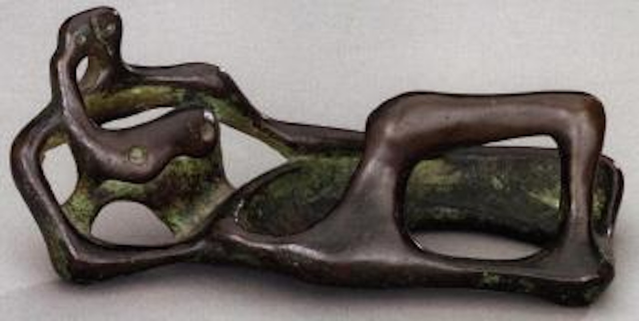 Maquette for reclining figure by Henry Moore